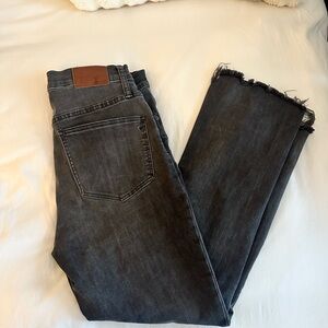 Madewell Black Flare & Wide Leg Jeans